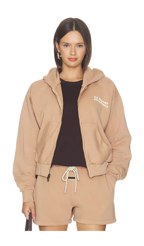 90's Full Zip Hoodie by Fear of God ESSENTIALS