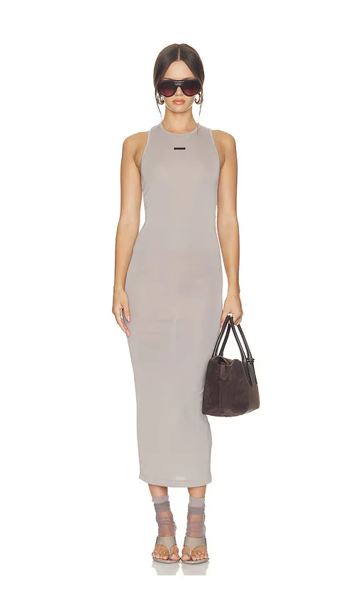 Soft Rib Racerback Dress by Fear of God ESSENTIALS