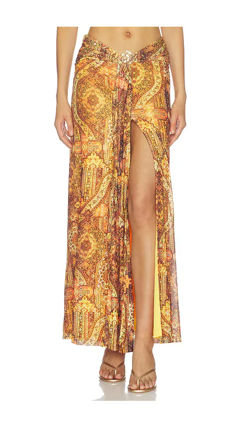 Skylar Ruched Maxi Skirt by Runaway The Label