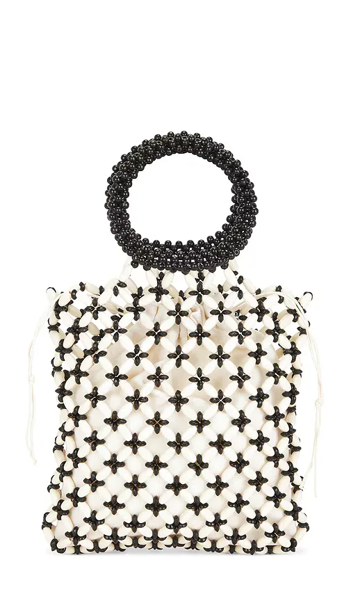Beaded Top Handle Tote Bag by 8 Other Reasons