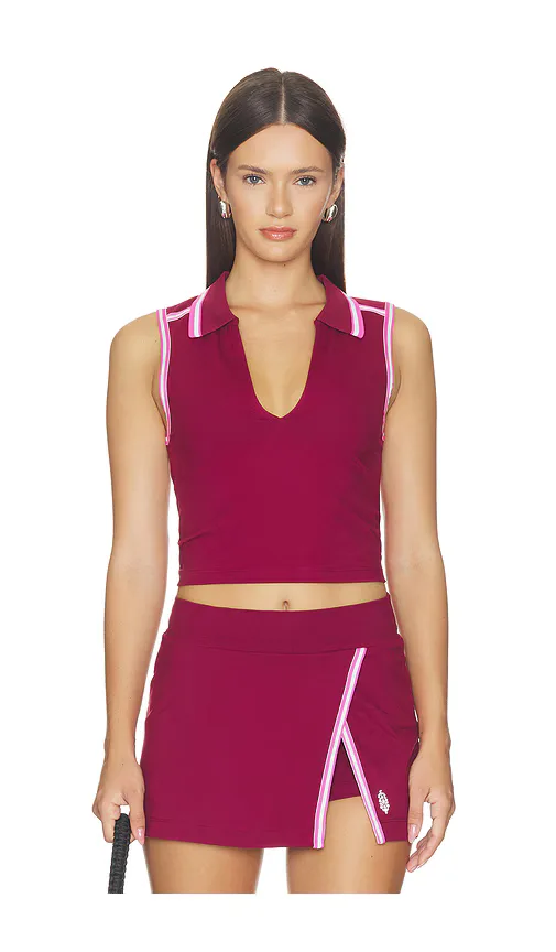 Free People x FP Movement Forehand Polo Top by Free People