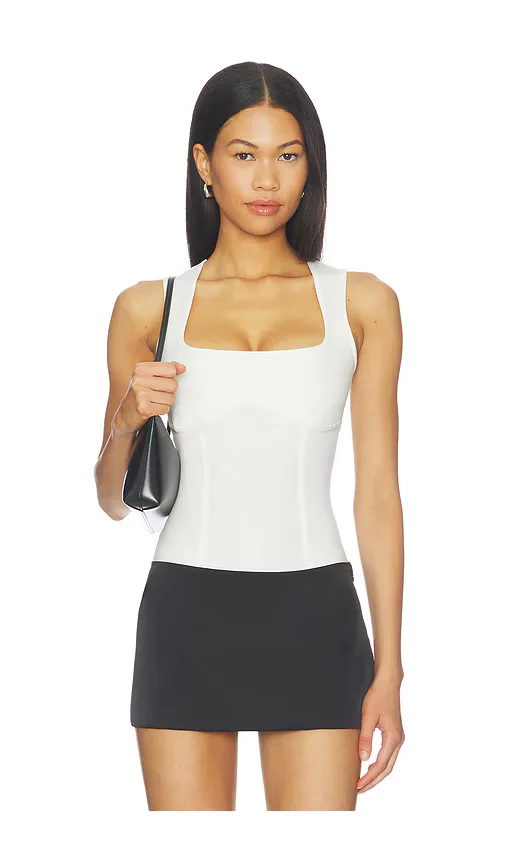 Organic Cotton Scoop Neck Bodysuit by fleur du mal