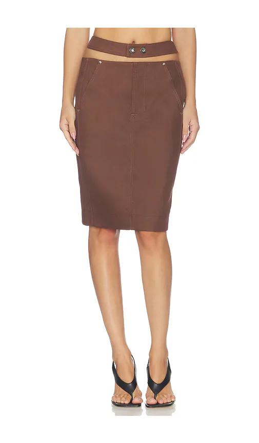 Cora Midi Skirt by Camila Coelho