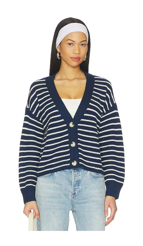Fine Gauge Cropped Cardigan by eberjey