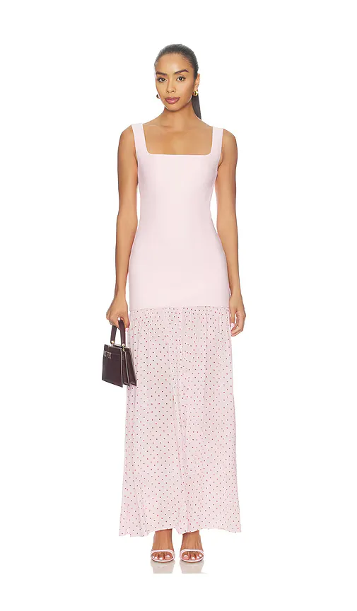 Crepe Scoop Neck Dress by ROTATE