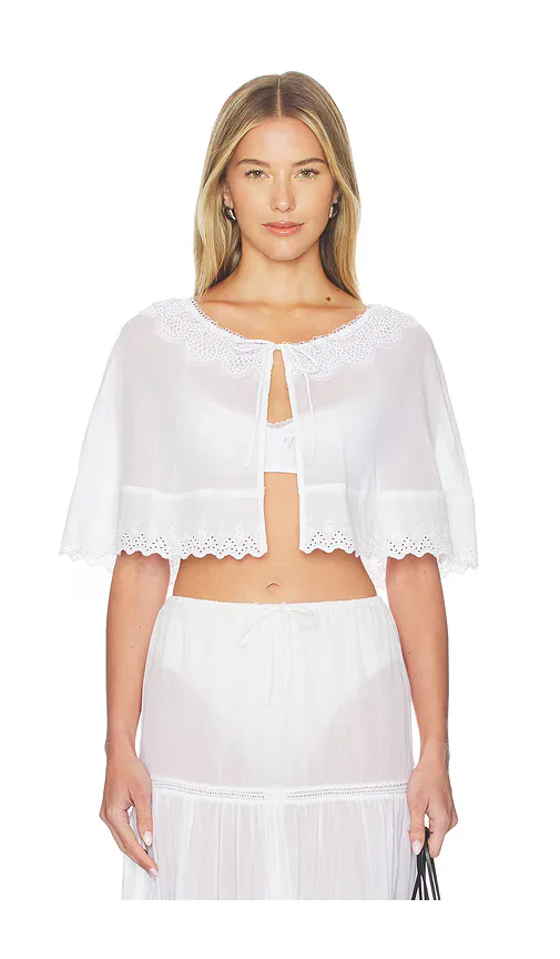 Topaz Cape Top by Tularosa