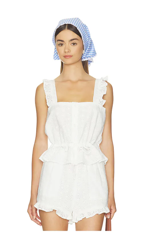 Eyelet Tank Top by BLANKNYC