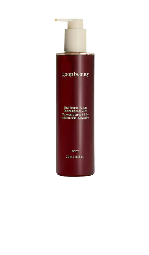 Black Pepper + Ginger Grounding Body Wash by goop beauty
