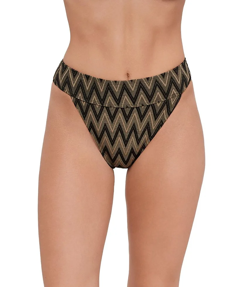 Banded High Leg High Waist Bottom by Steve Madden