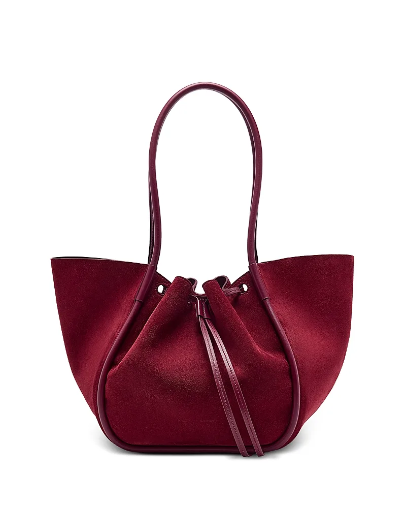 Large Ruched Suede Tote by Proenza Schouler