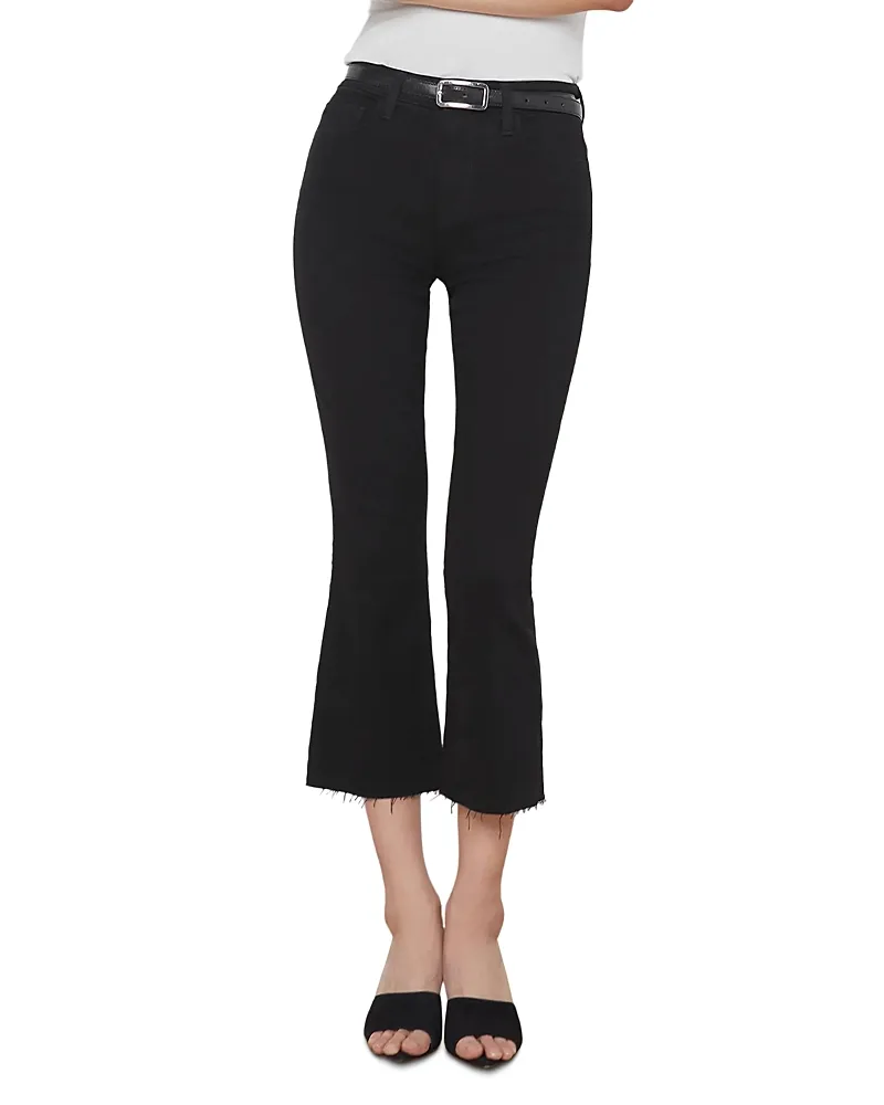Kendra High Rise Crop Flare Jeans by L'agence