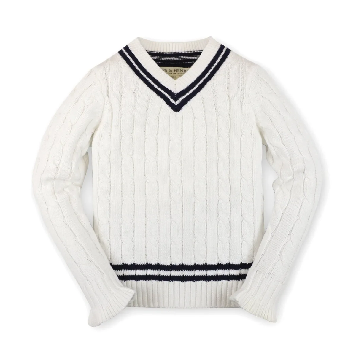 Long Sleeve V-Neck Cricket Sweater by Hope & Henry