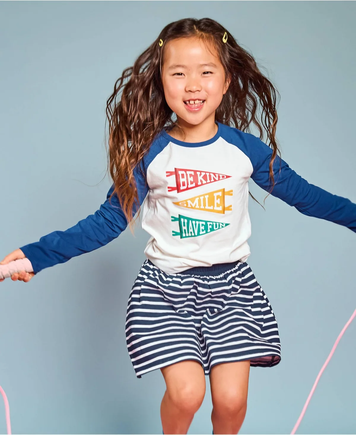 Long Sleeve Raglan Graphic T-Shirt by Lands' End