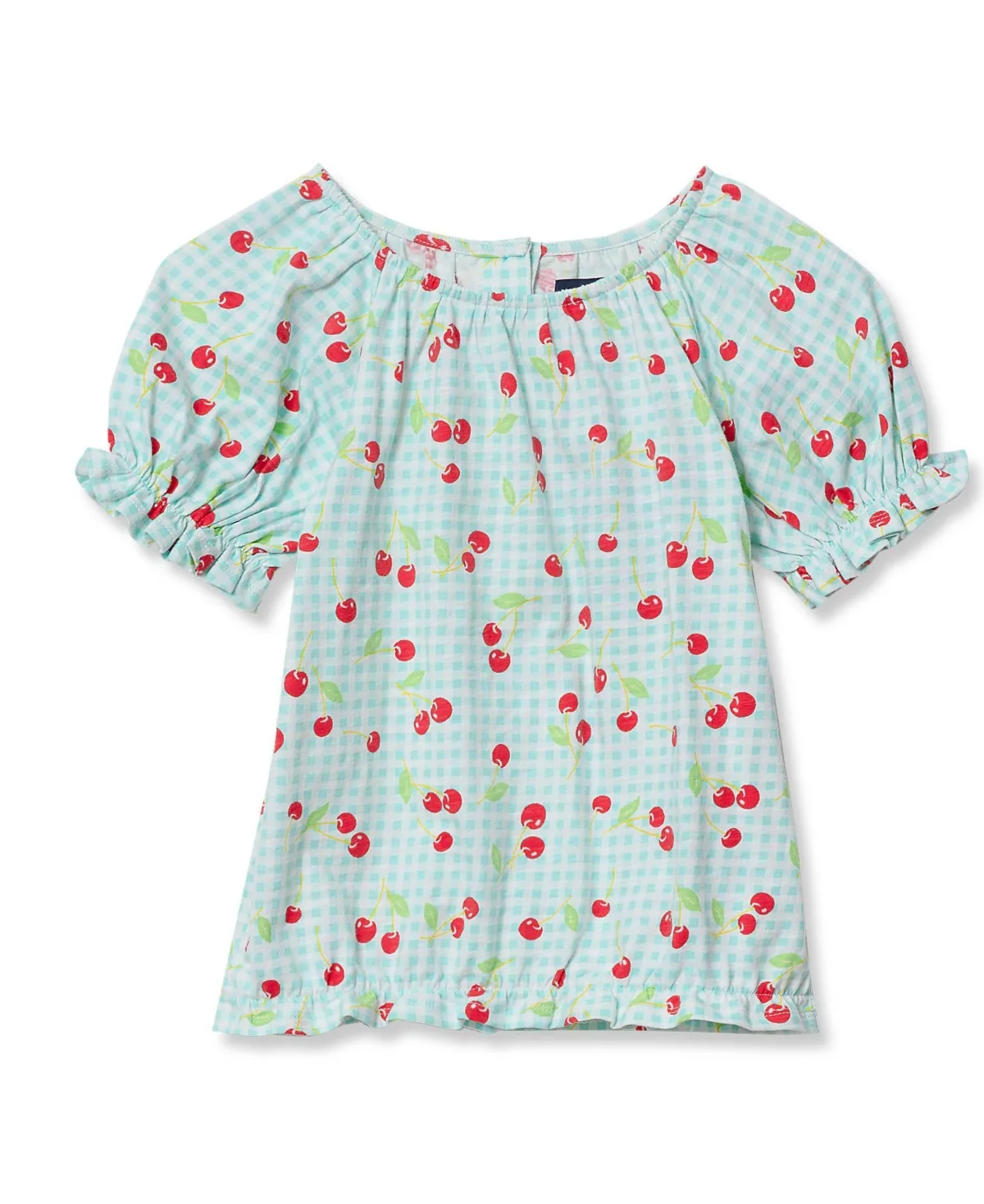 Shirred Puff Blouse by Lands' End