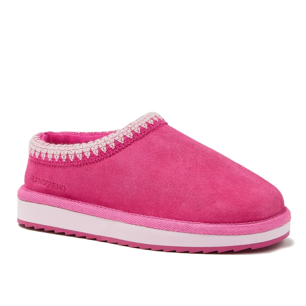 Suede Hearth Slippers by Lands' End