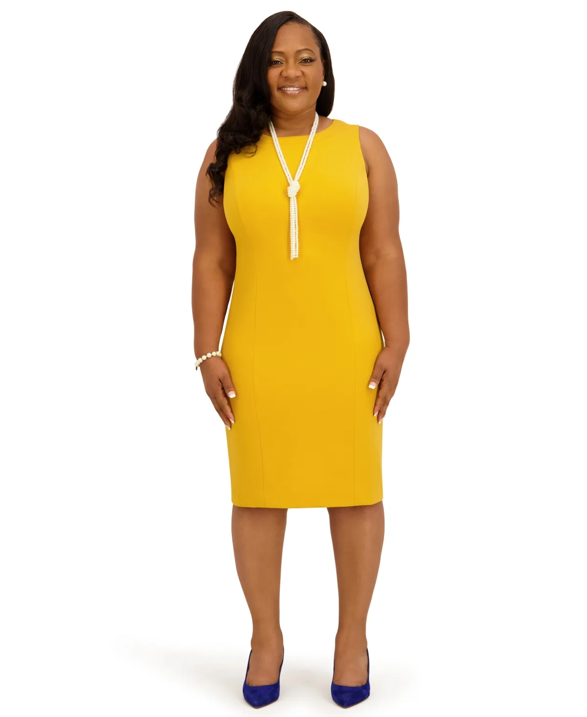 Sleeveless Sheath Dress by Kasper