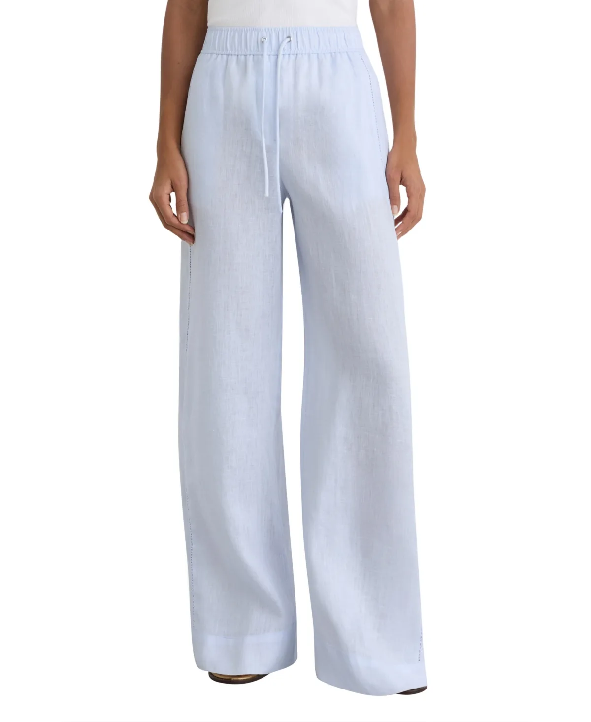 Riley Lightweight Wide-Leg Pants by Reiss