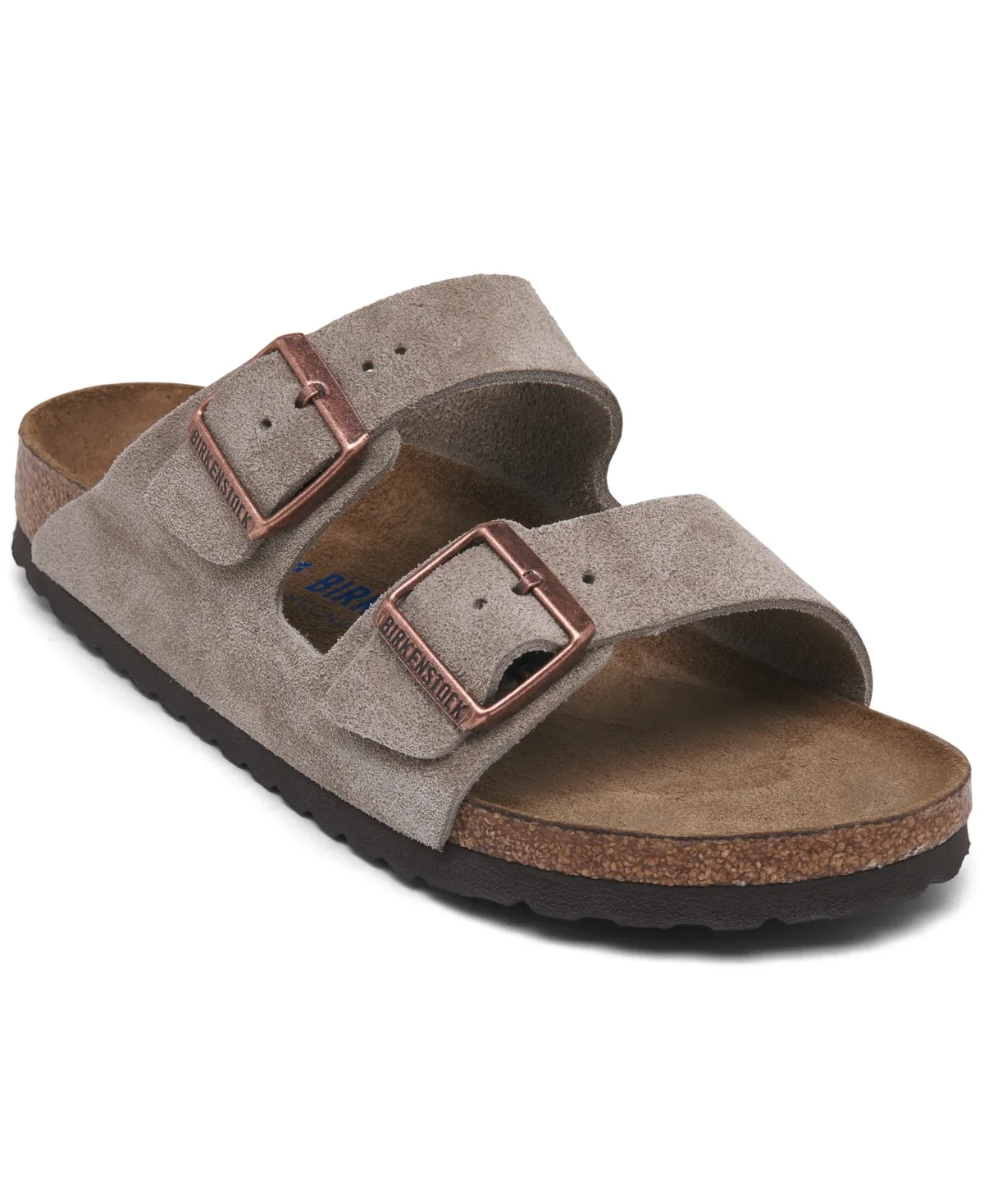 Arizona Soft Footbed Suede Leather Sandals by Birkenstock