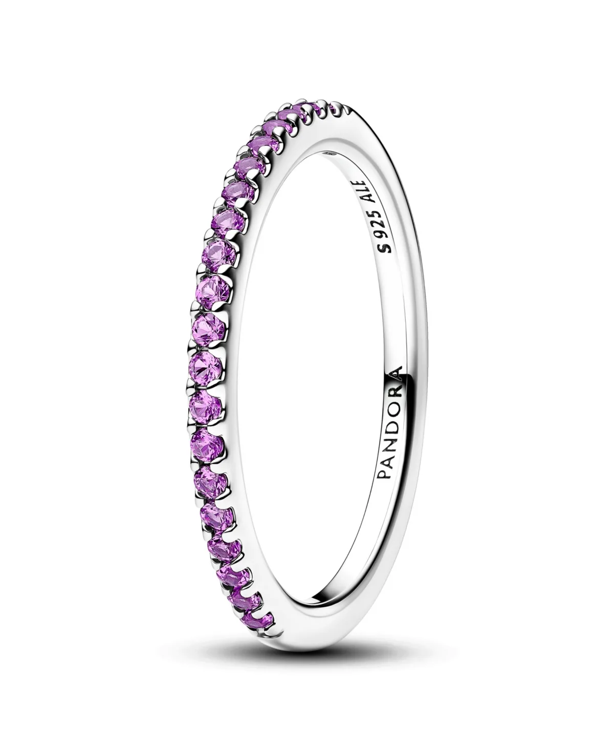 Sparkling Purple Half-Eternity Band Ring by Pandora