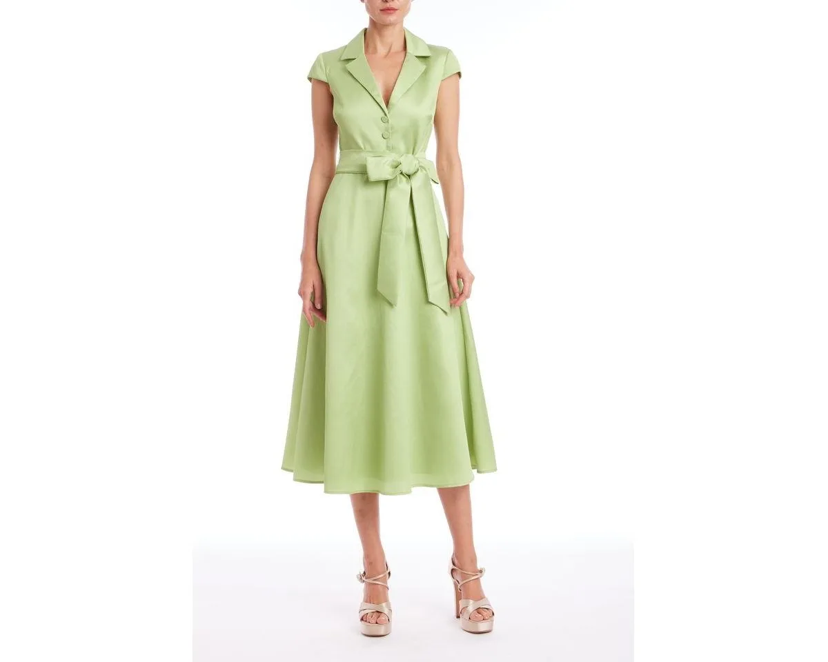 Cap Sleeve Shirt Dress by Badgley Mischka
