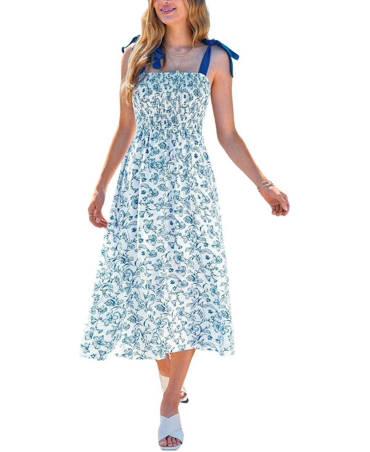In a Good Mood Floral Maxi Beach Dress
