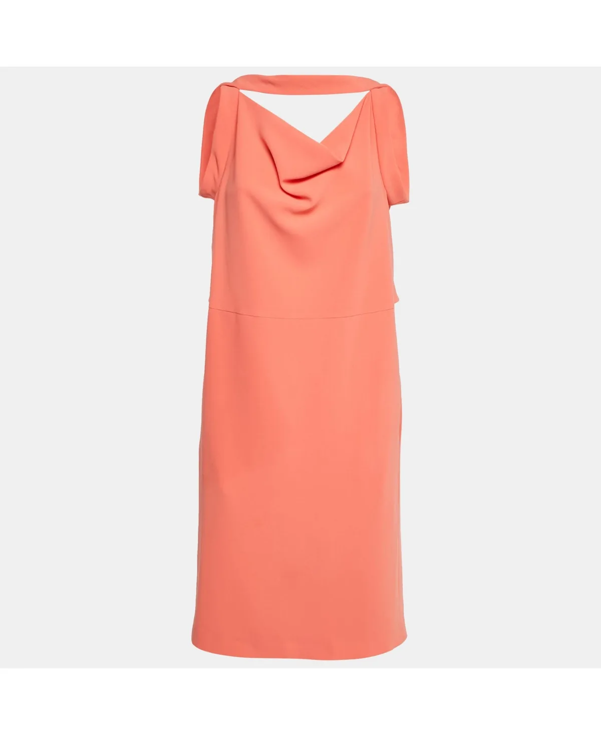 Crepe Sleeveless Midi Dress by Pre-owned Balenciaga