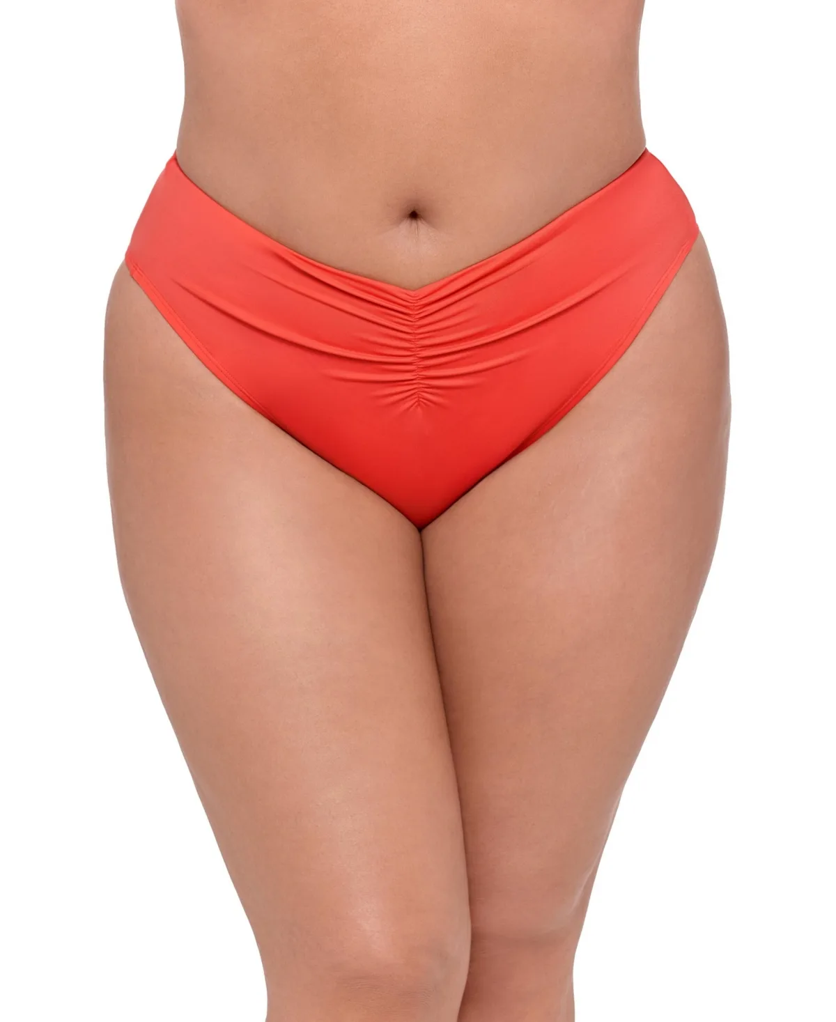 Smoothing and Sculpting Cinch Front High Cut Bikini Swimsuit Bottoms by S3 Apparel