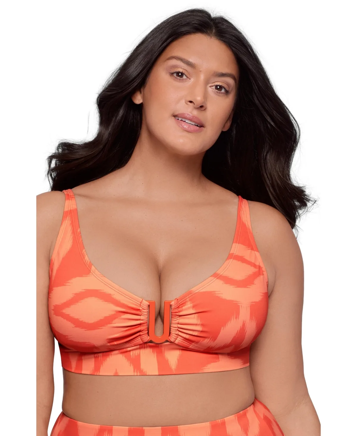 Supportive and Sculpting U-Wire Midkini Swimsuit Top by S3 Apparel