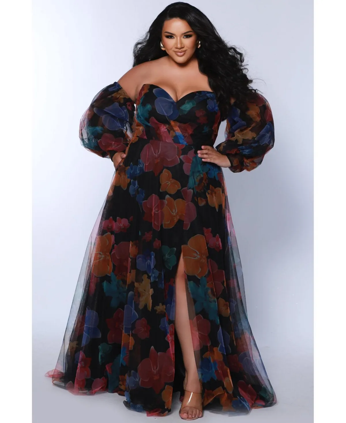 Strapless Sweetheart Neckline A-Line Gown by Sydney's Closet