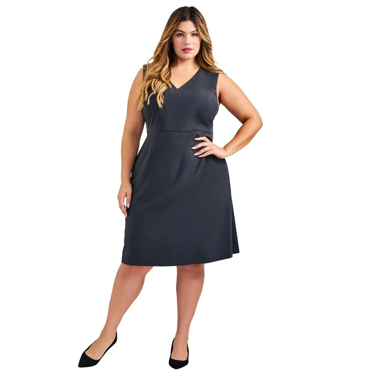 Cool Hand Sleeveless Dress by Avenue