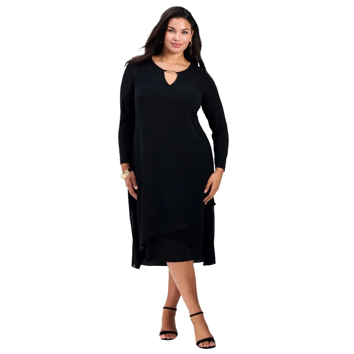 Fantasia Chiffon Dress by Avenue