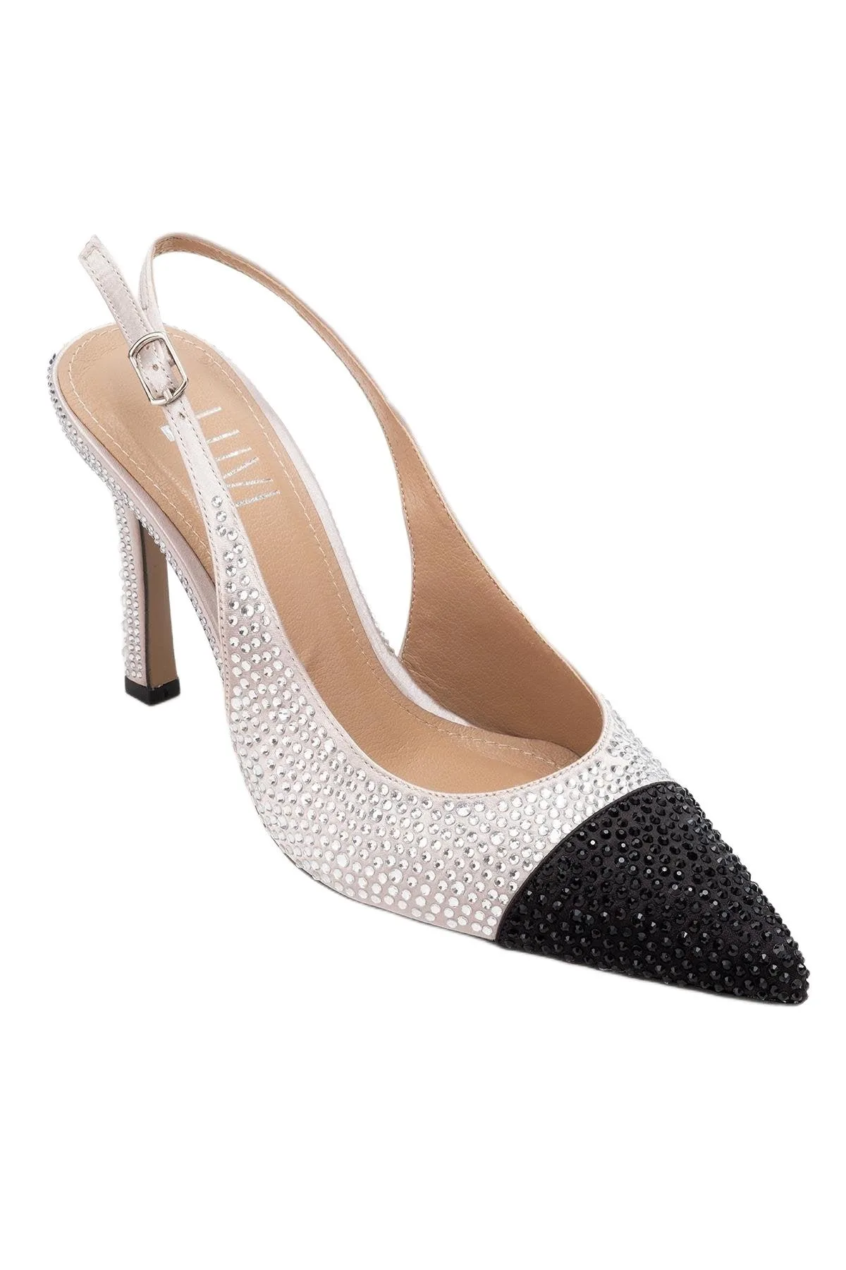London Embellished Pointed Toe Pump by Prologue Shoes