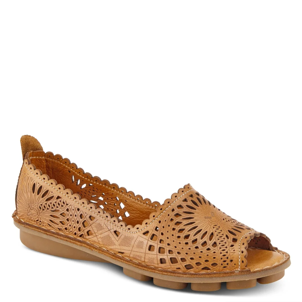 Brandal Slip-On Shoe with Rubber Sole by Spring Step