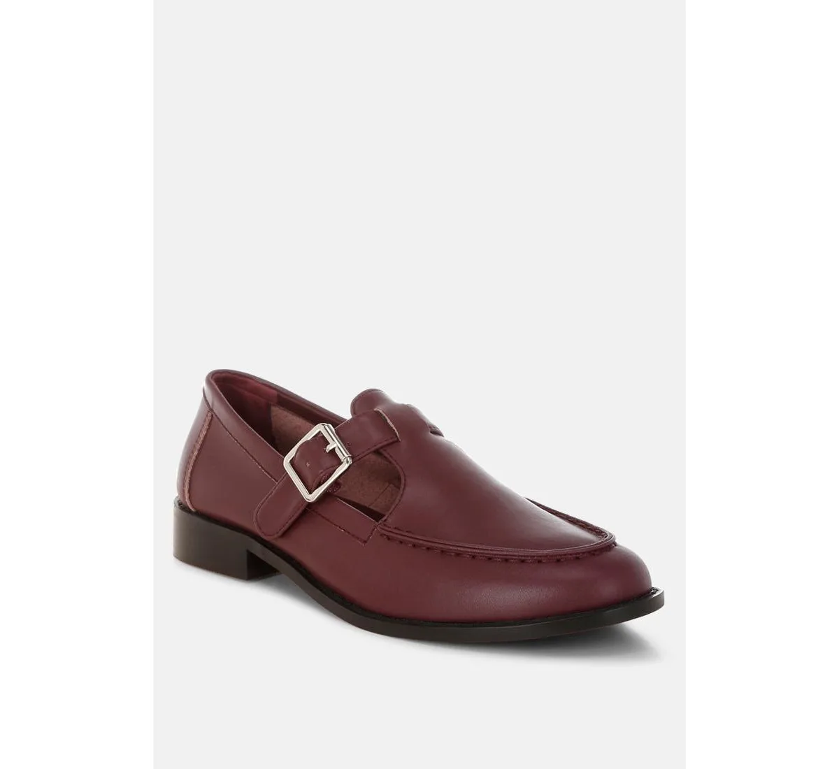 Tesoro Low Heel Mary Jane Loafers by Rag & Co