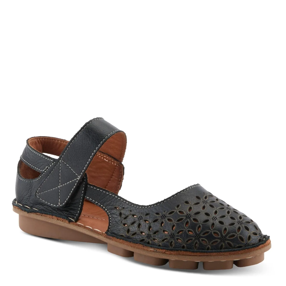 Canoya Leather Sandal with Adjustable Fit by Spring Step