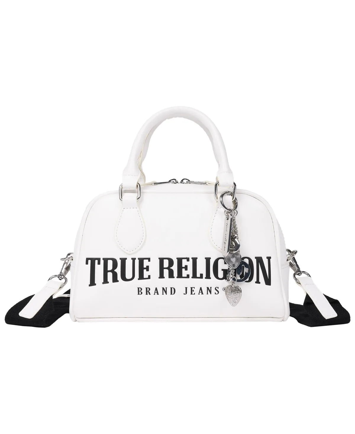 Bombe Logo Satchel with Charm by True Religion