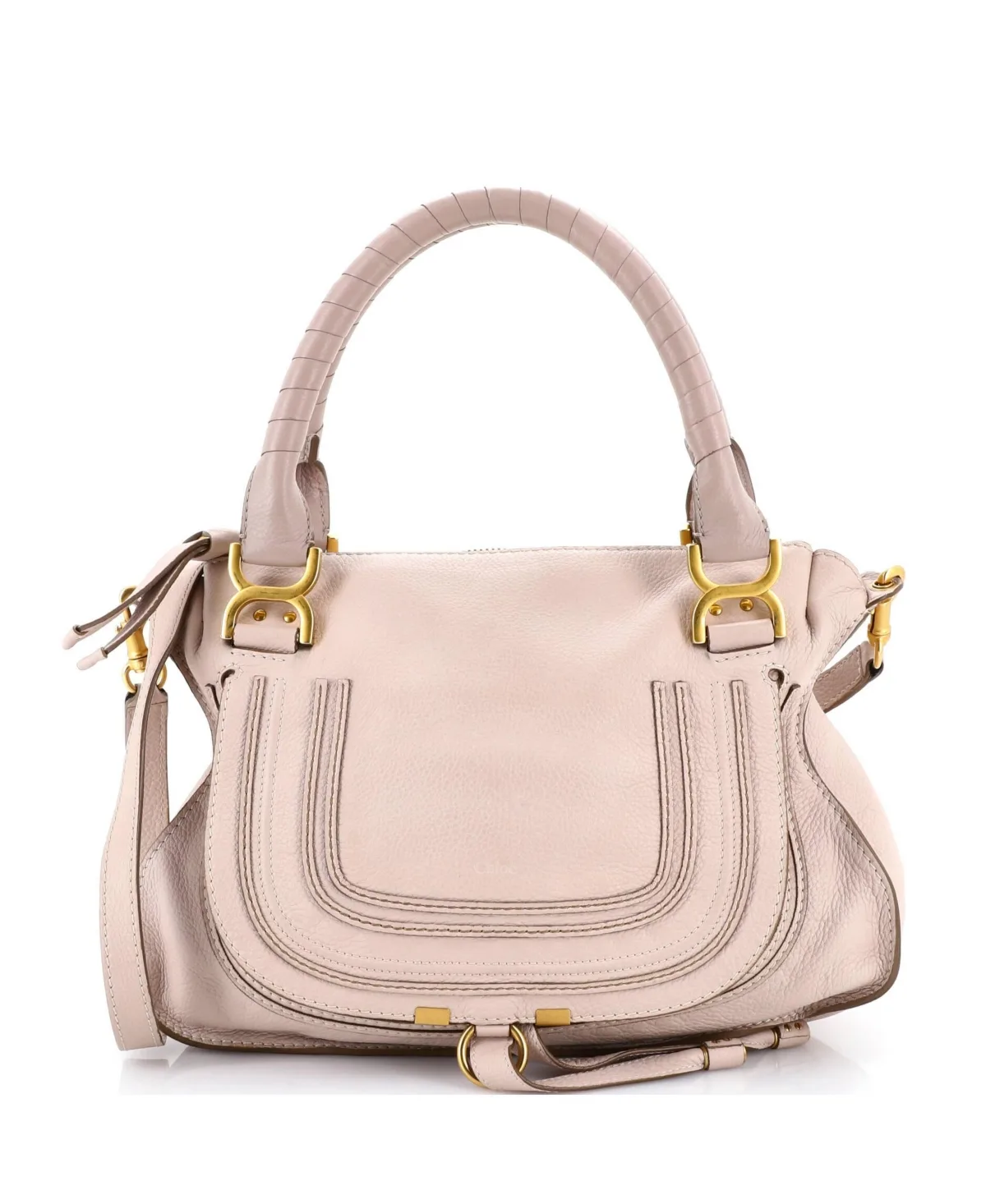 Medium Marcie Satchel Leather by Pre-owned Chloe