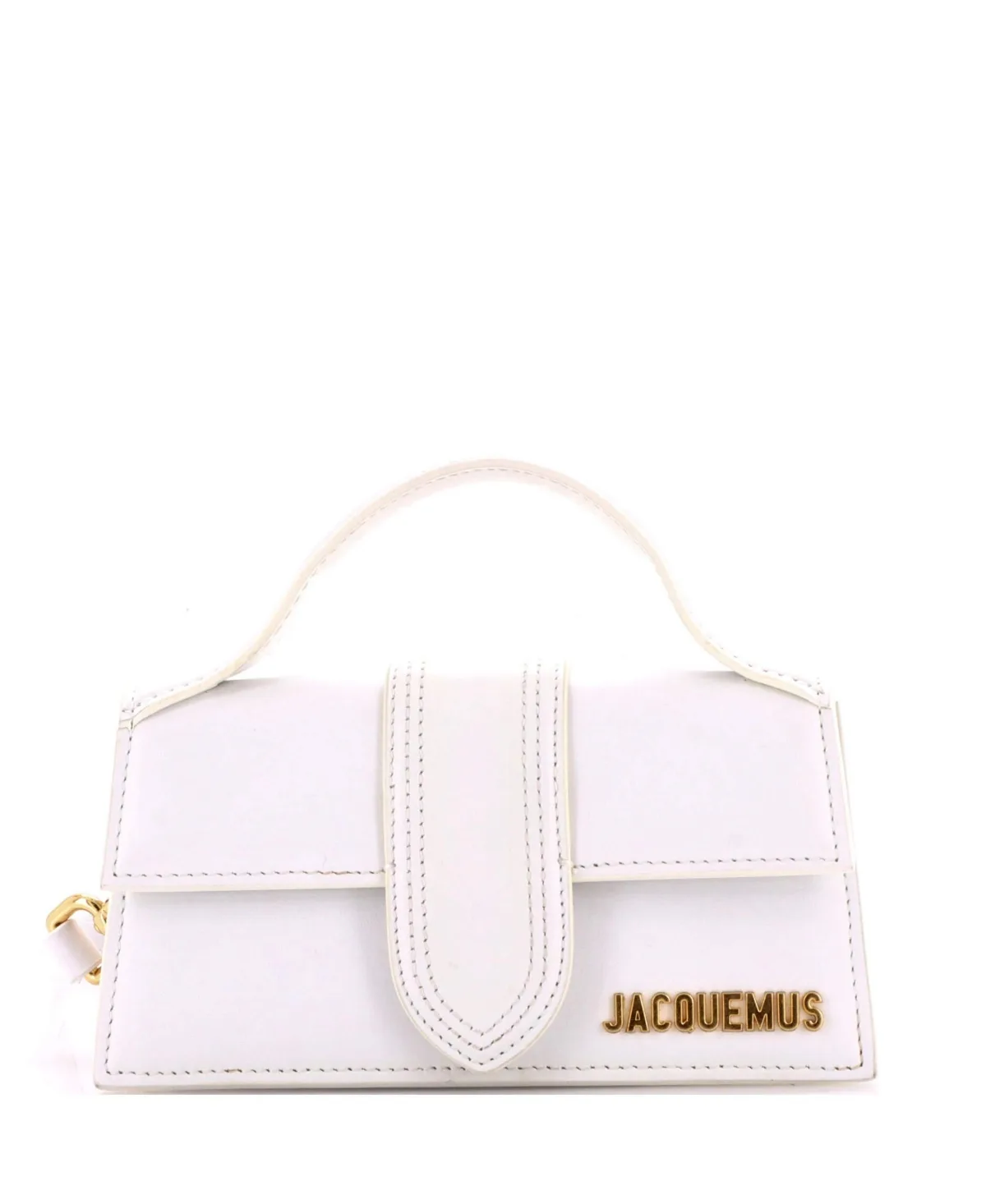 Le Bambino Top Handle Flap Bag Leather by Pre-owned Jacquemus