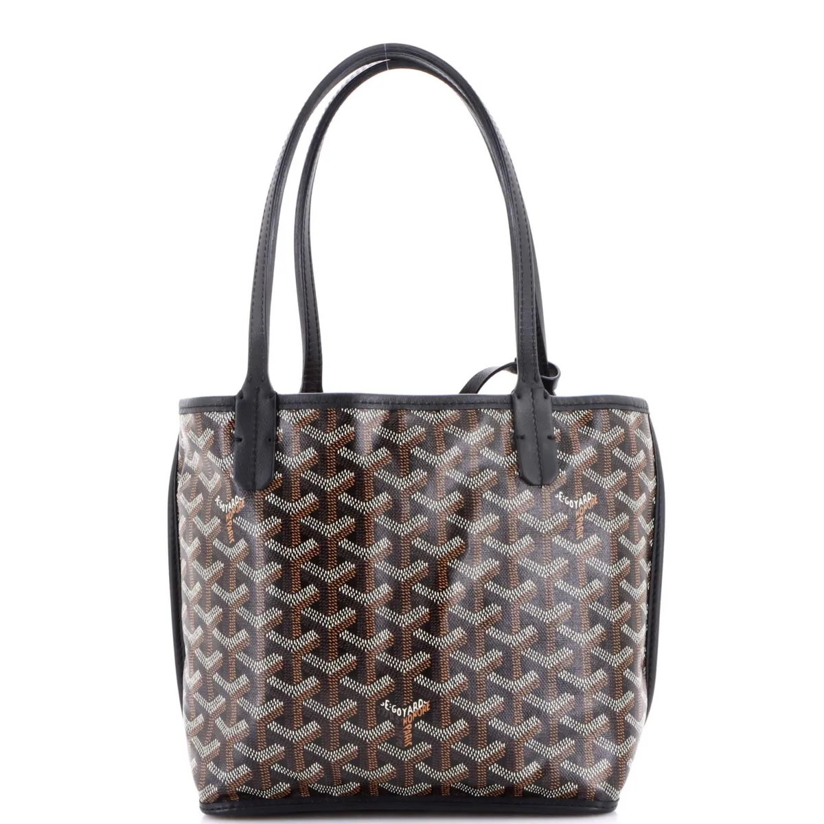 Mini Anjou Reversible Tote Coated Canvas