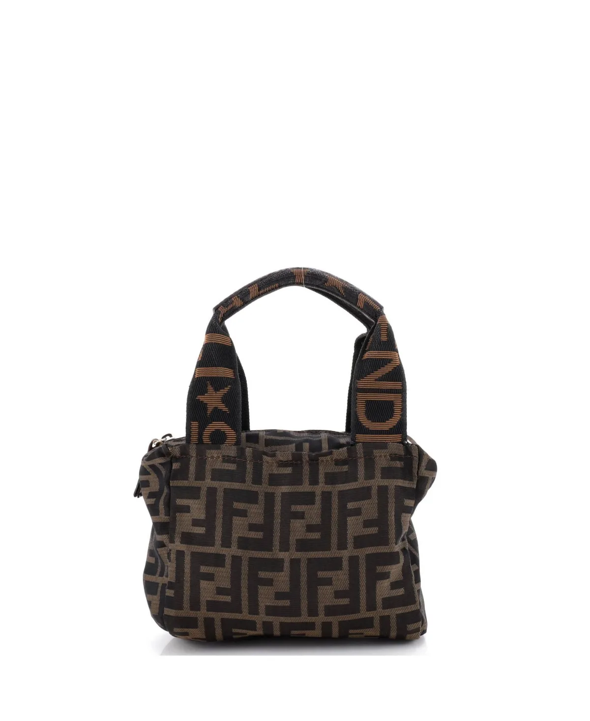 Mini Vintage 1925 Cosmetic Tote Zucca Canvas by Pre-owned Fendi