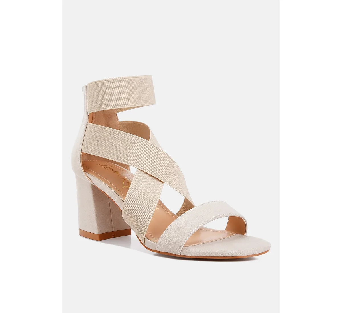 Benicia Elastic Strappy Sandal by London Rag