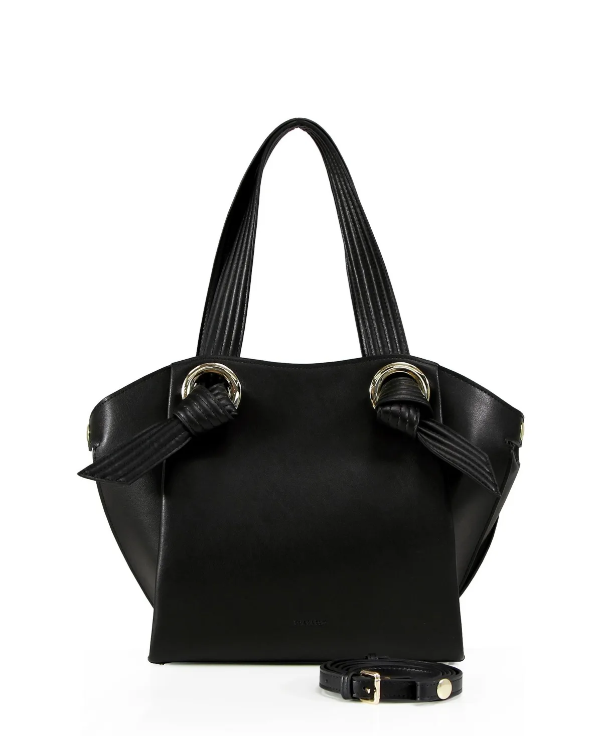 Heart of Gold Leather Shoulder Bag