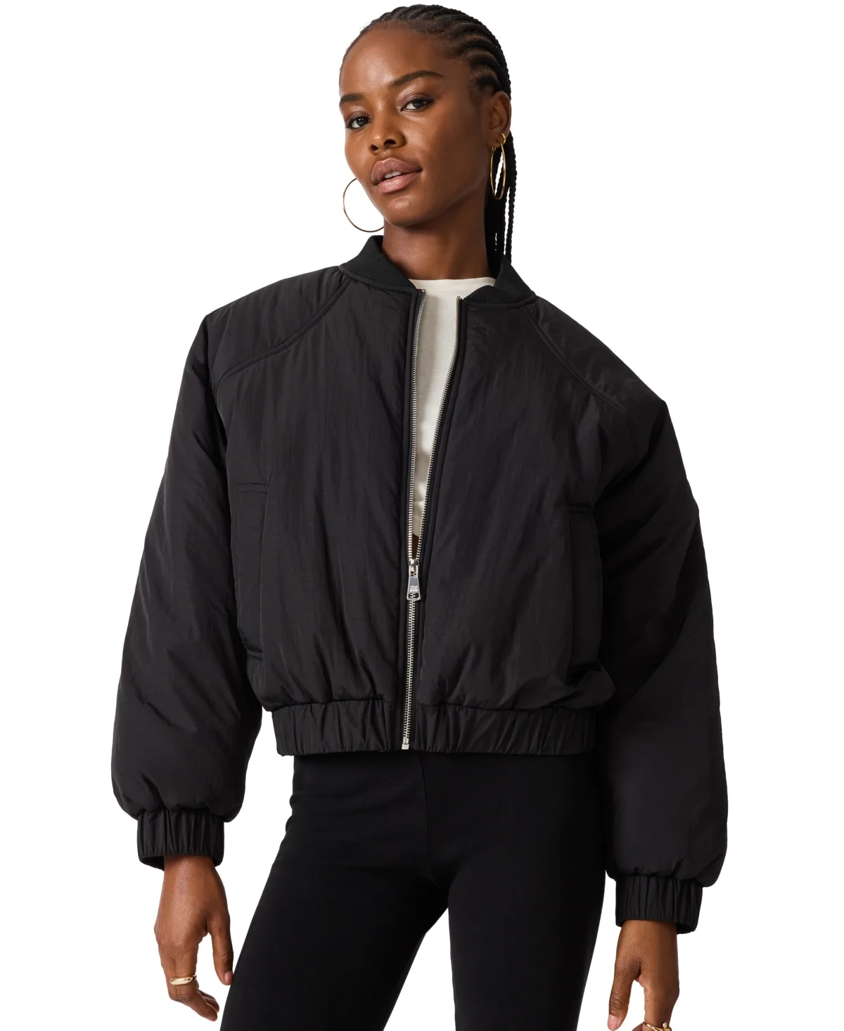 Adore Zip-Front Jacket by Steve Madden