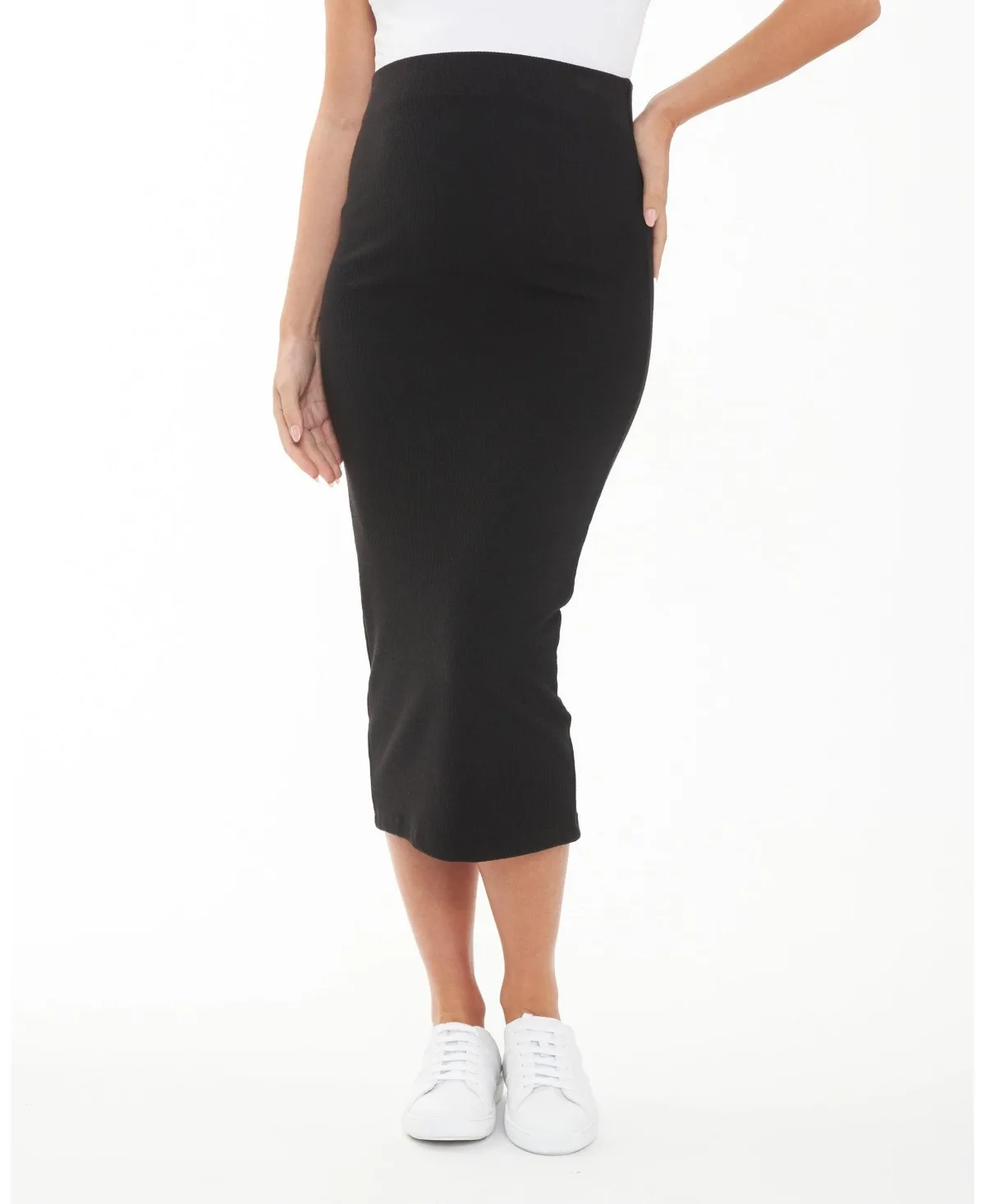 Ribbed Knit Skirt