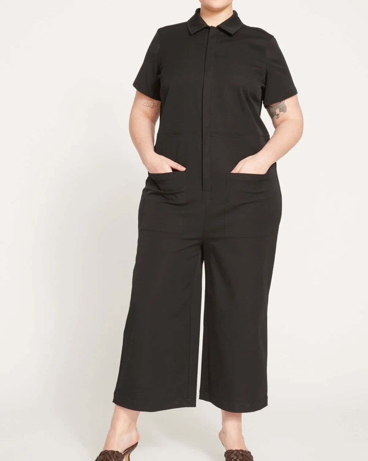 Kate Stretch Cotton Twill Jumpsuit by Universal Standard