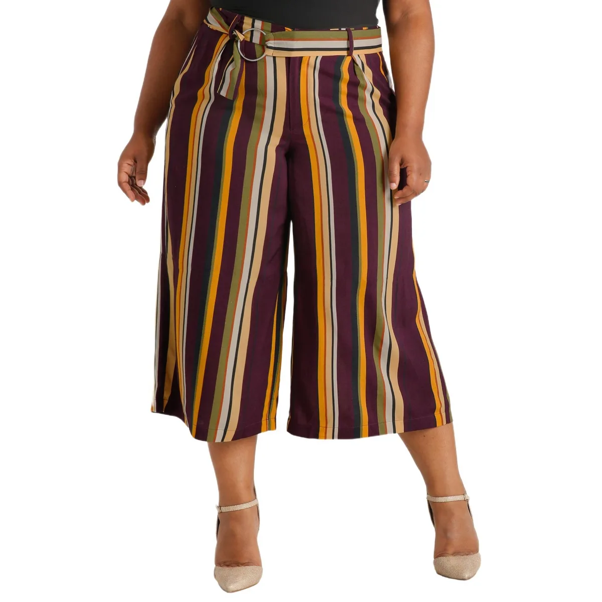 Cotton French Terry Straight-Leg Pull-On Side-Stripe Pants
