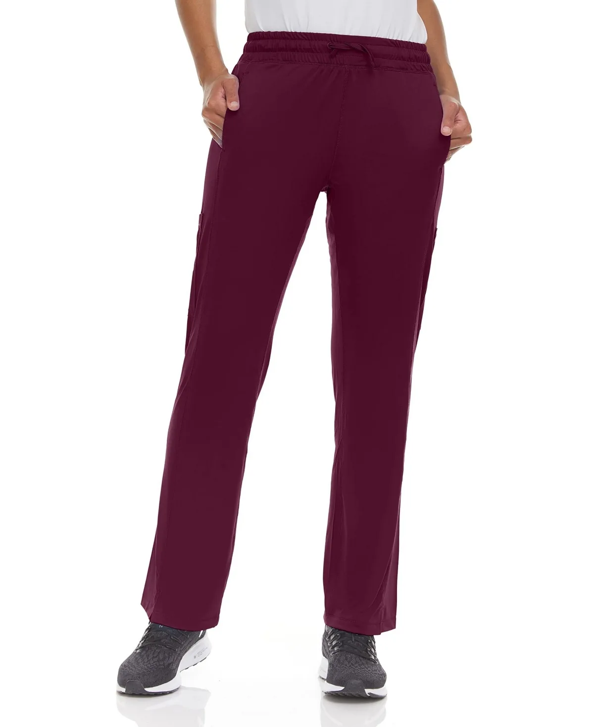 Scrubs Mid Rise Six Pocket Active Yoga Scrub Pants by Medichic