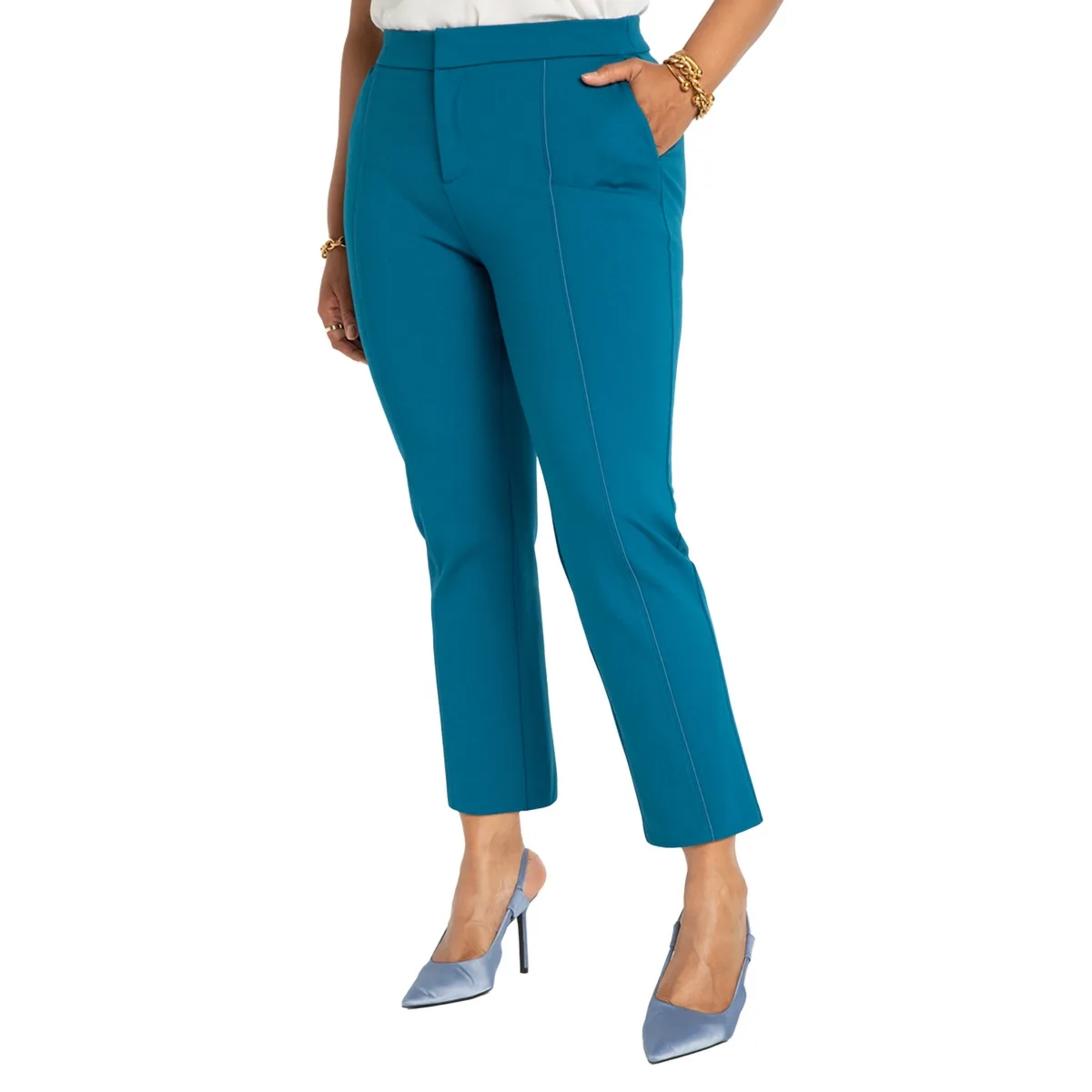 The Ultimate Stretch Slim Leg Pant by Eloquii