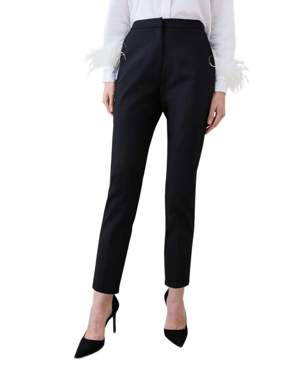 Essential Techno Woven Trousers by Karen Millen
