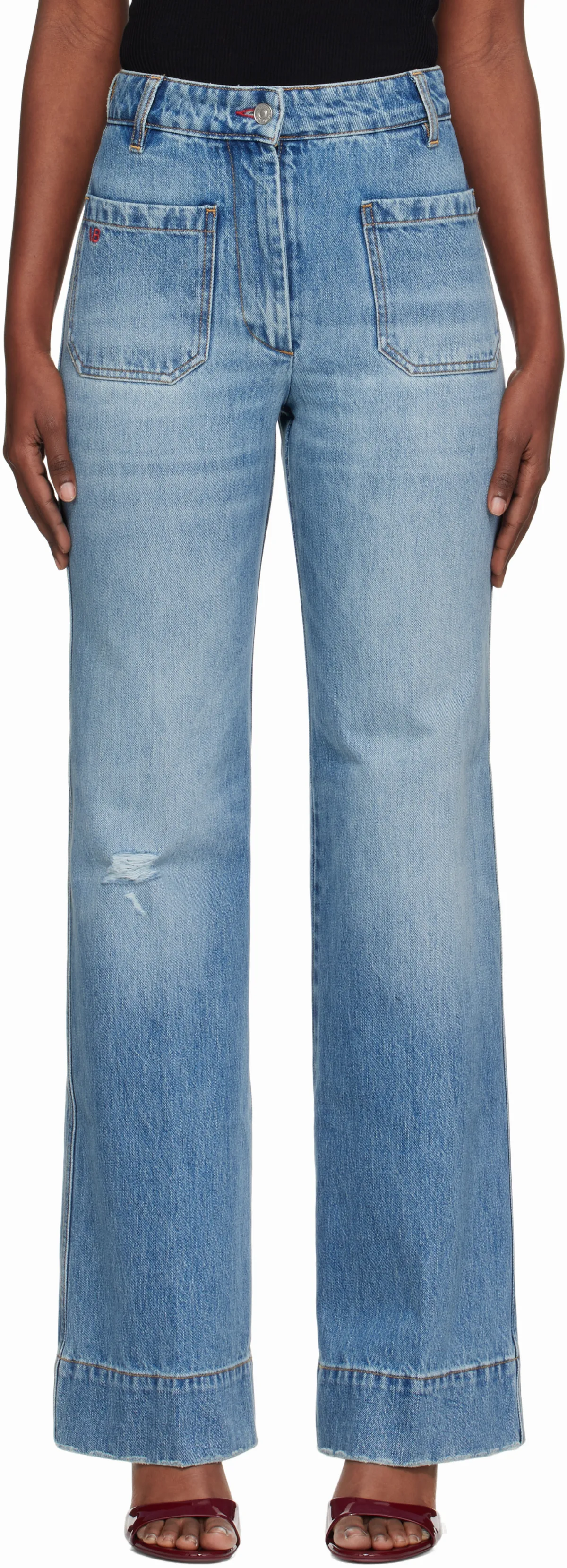 Blue Alina High Waisted Jeans